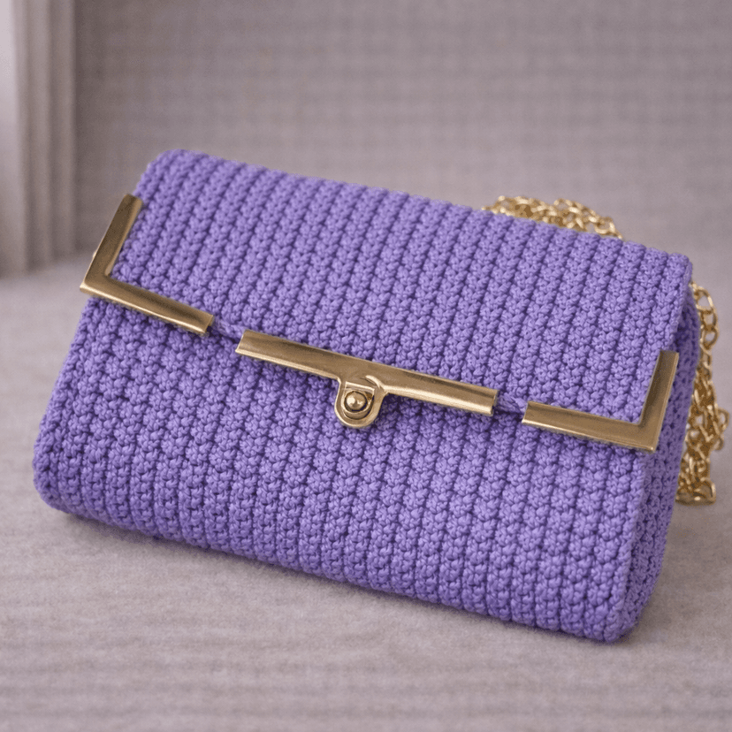 Exclusive crochet clutch